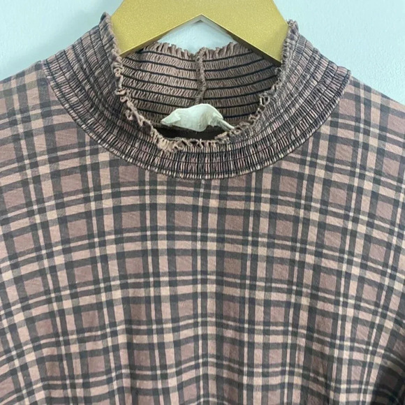 Nation LTD Plaid Puff Sleeve Top - Picture 5 of 14